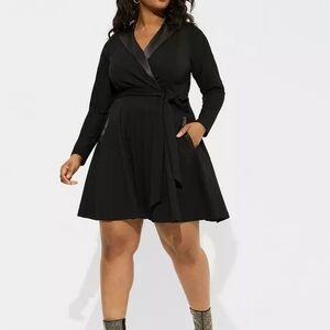 Torrid Mini Tuxedo Dress
